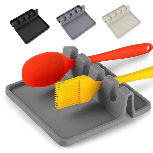 Suporte de silicone para utensílios de cozinha